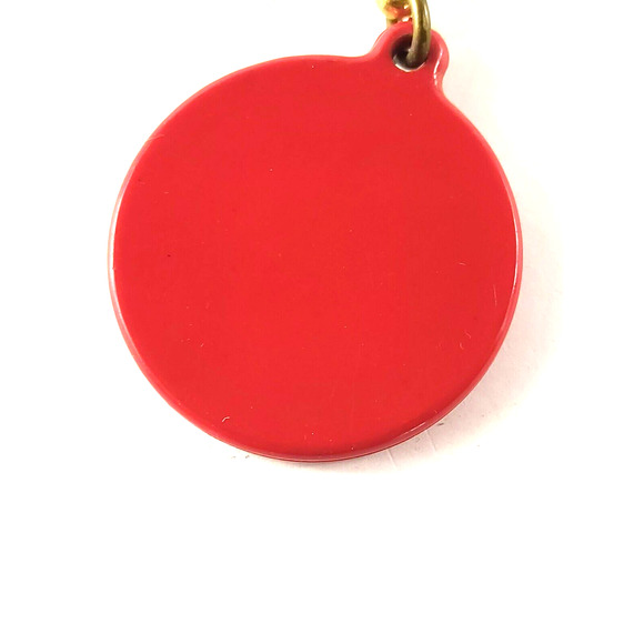 Minnesota Land Of 10000 Lakes Vintage Keychain red plastic - Picture 5 of 6